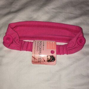 Womens Headband Maskmates Pink NWT!